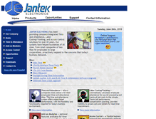 Tablet Screenshot of jantek.com